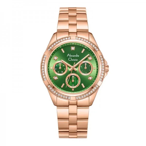 Alexandre Christie AC 2947 Rosegold Green BFBRGOG2